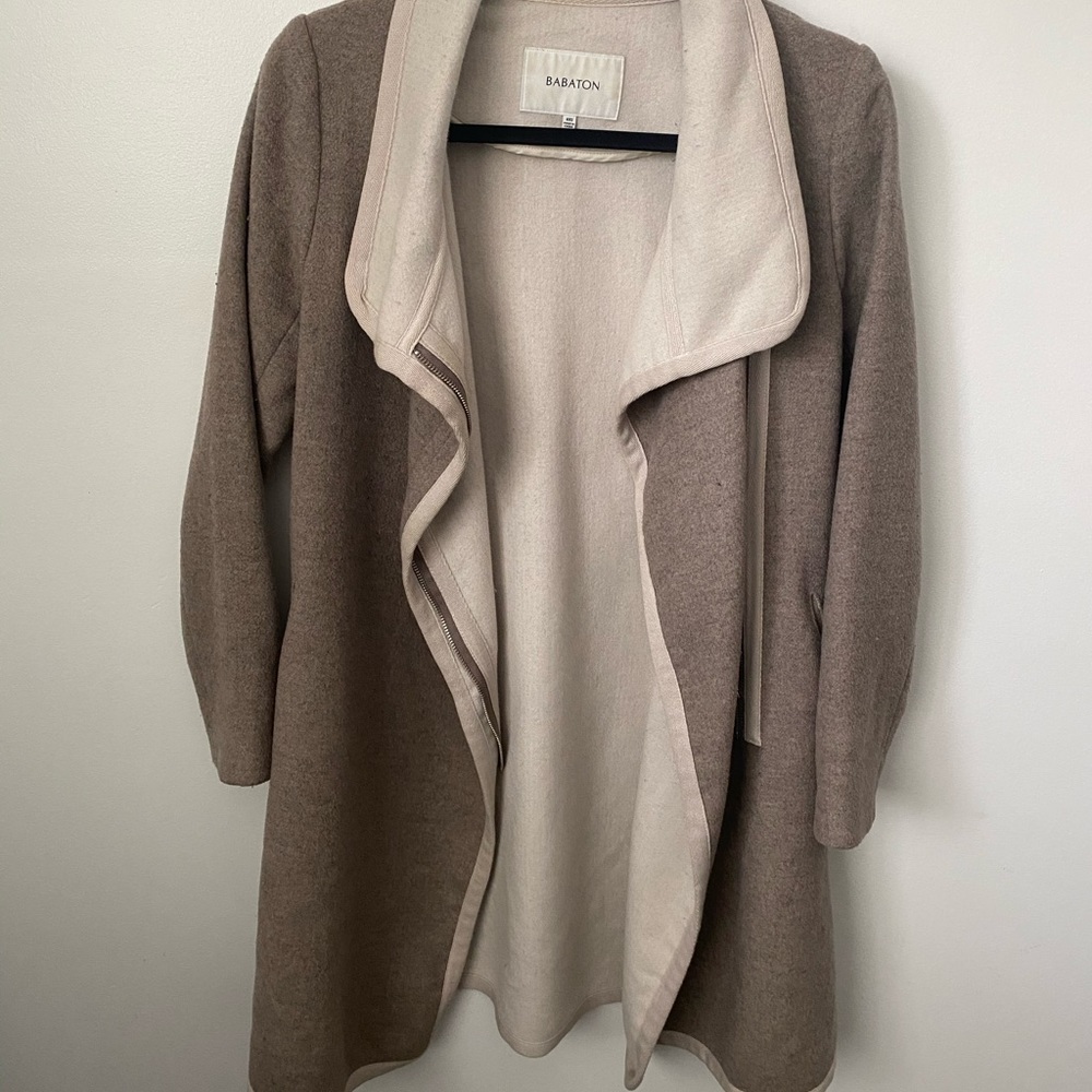 Babaton Oatmeal Grey Coat